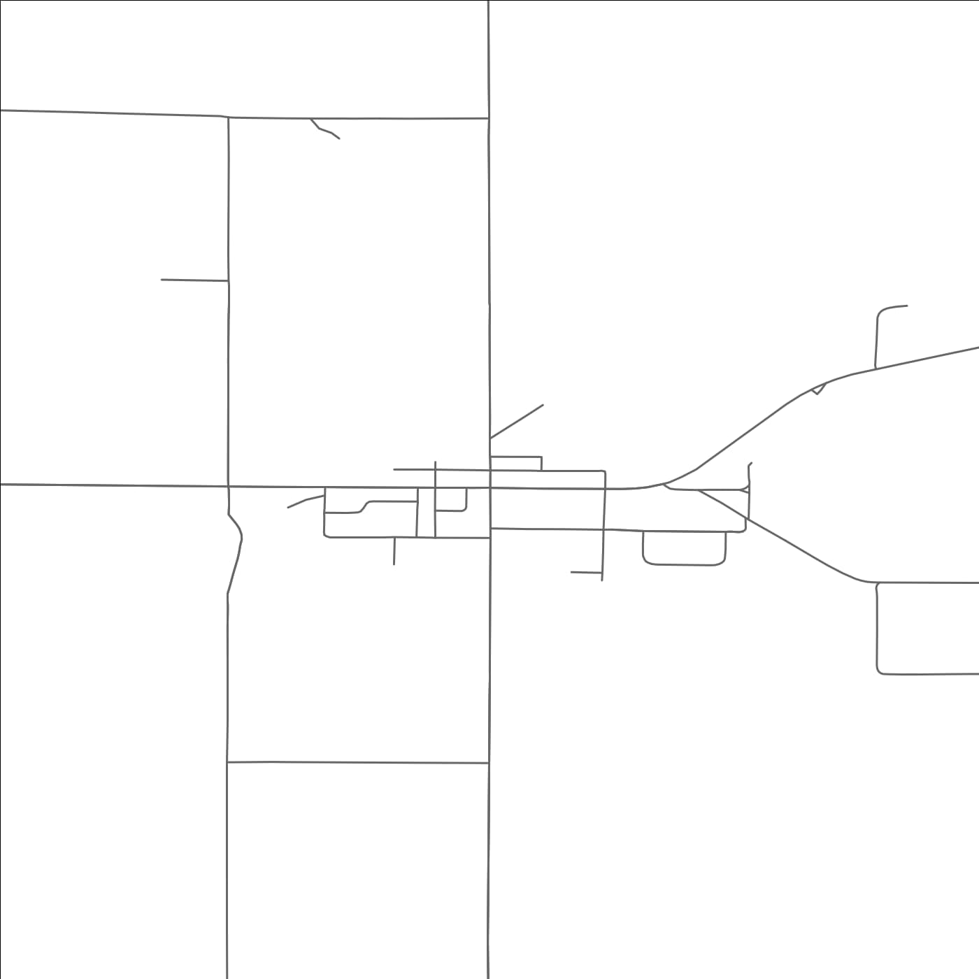 ROAD MAP OF ALMA CENTER, WISCONSIN BY MAPBAKES