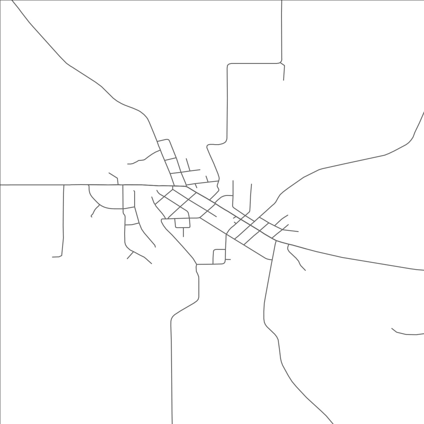 ROAD MAP OF BENTON, WISCONSIN BY MAPBAKES