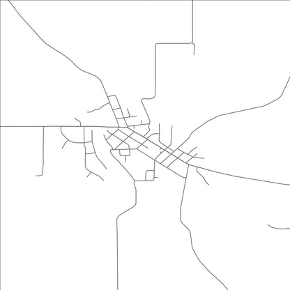 ROAD MAP OF BENTON, WISCONSIN BY MAPBAKES