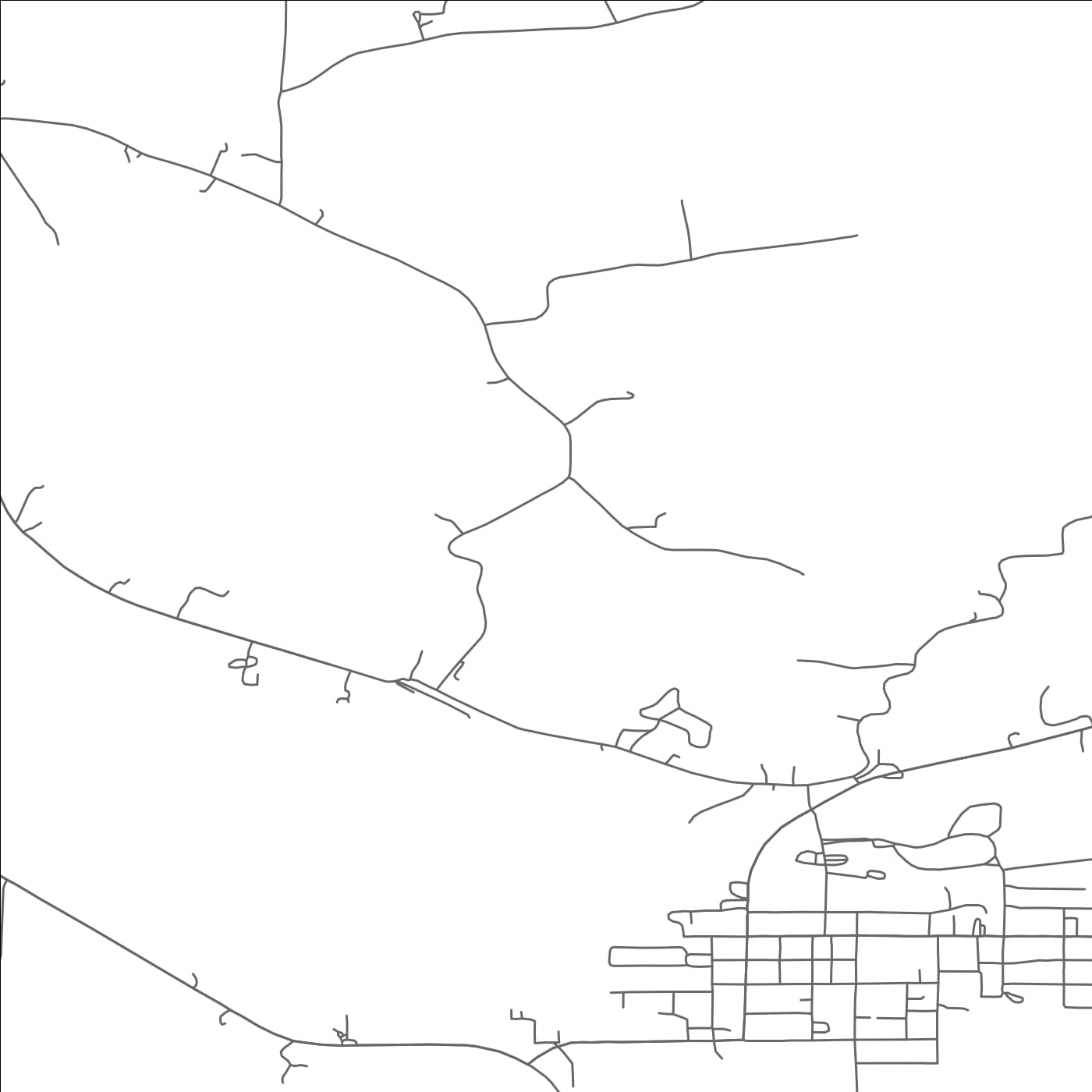 ROAD MAP OF BLAIR, WISCONSIN BY MAPBAKES