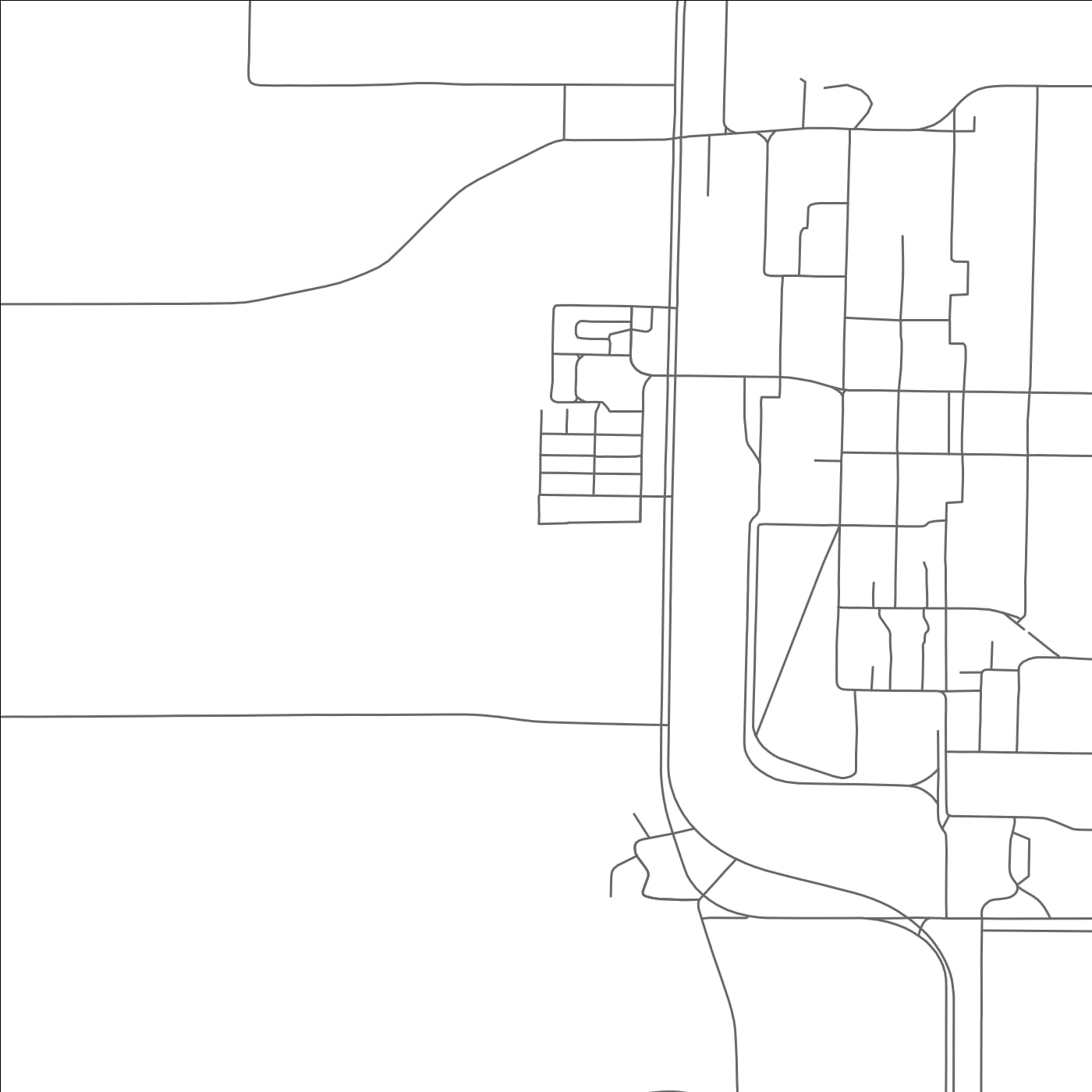 ROAD MAP OF BLUFFVIEW, WISCONSIN BY MAPBAKES