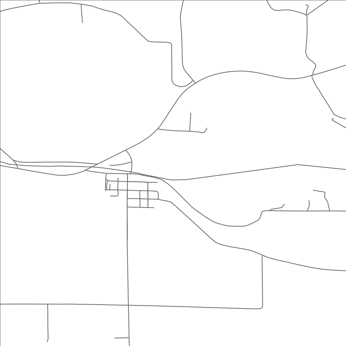 ROAD MAP OF BROWNTOWN, WISCONSIN BY MAPBAKES