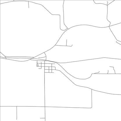 ROAD MAP OF BROWNTOWN, WISCONSIN BY MAPBAKES