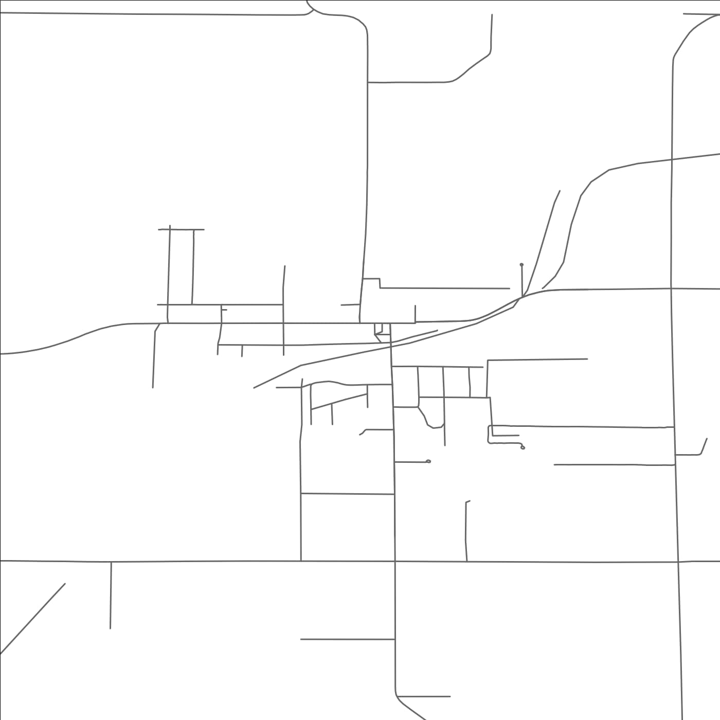 ROAD MAP OF CASCO, WISCONSIN BY MAPBAKES