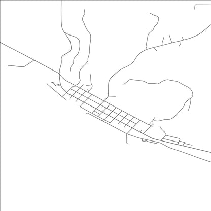 ROAD MAP OF CASSVILLE, WISCONSIN BY MAPBAKES