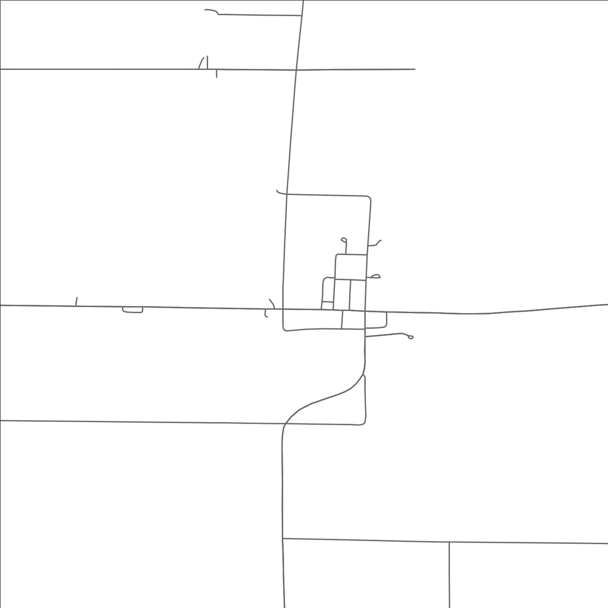 ROAD MAP OF CATAWBA, WISCONSIN BY MAPBAKES