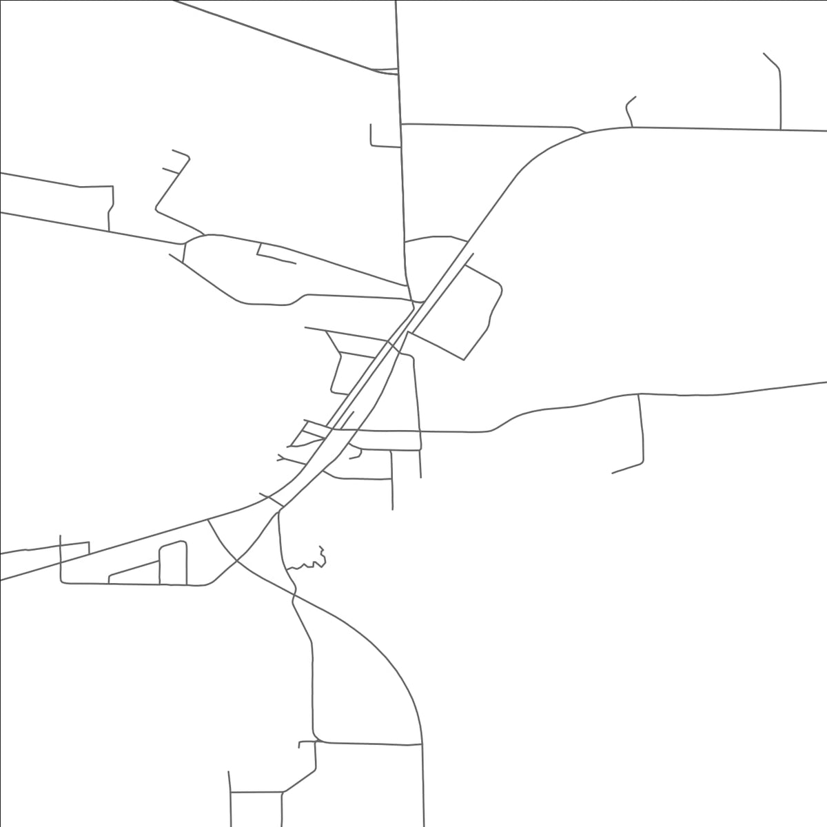 ROAD MAP OF CECIL, WISCONSIN BY MAPBAKES