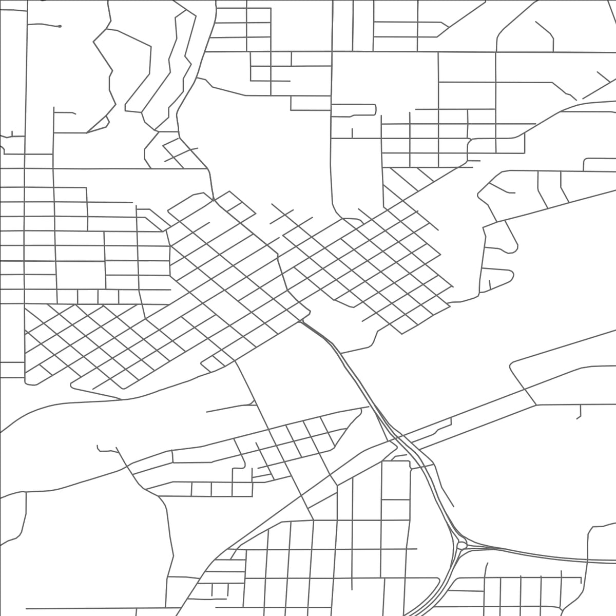 ROAD MAP OF WAUNAKEE, WISCONSIN BY MAPBAKES