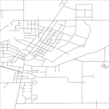 ROAD MAP OF CLINTONVILLE, WISCONSIN BY MAPBAKES