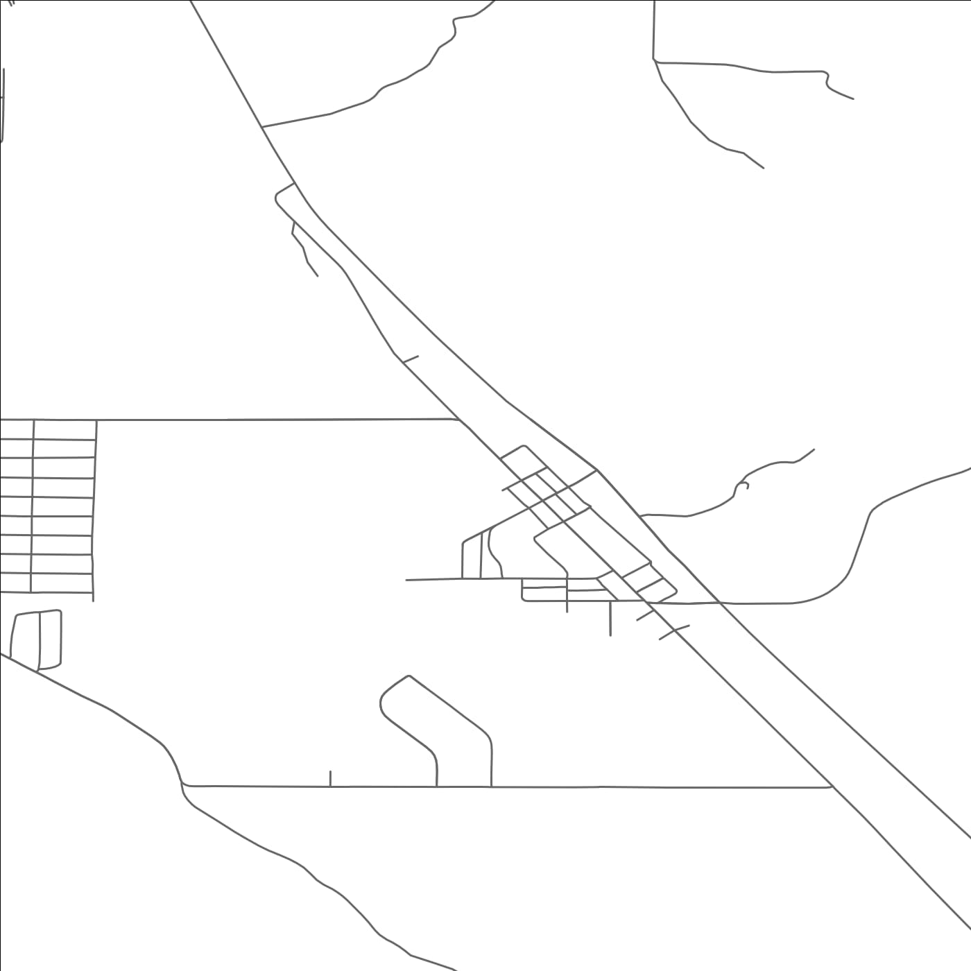 ROAD MAP OF COCHRANE, WISCONSIN BY MAPBAKES