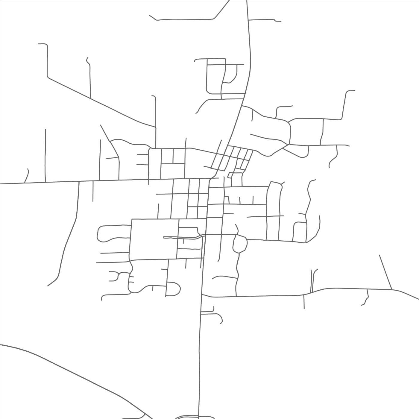 ROAD MAP OF DEERFIELD, WISCONSIN BY MAPBAKES