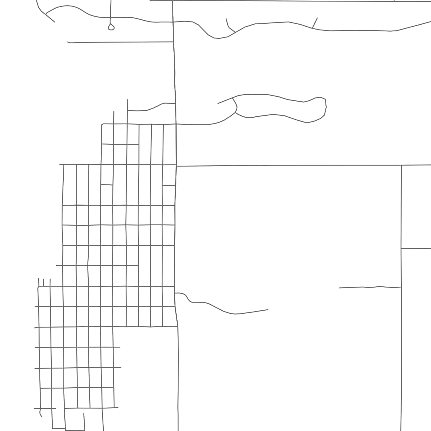 ROAD MAP OF DELLWOOD, WISCONSIN BY MAPBAKES