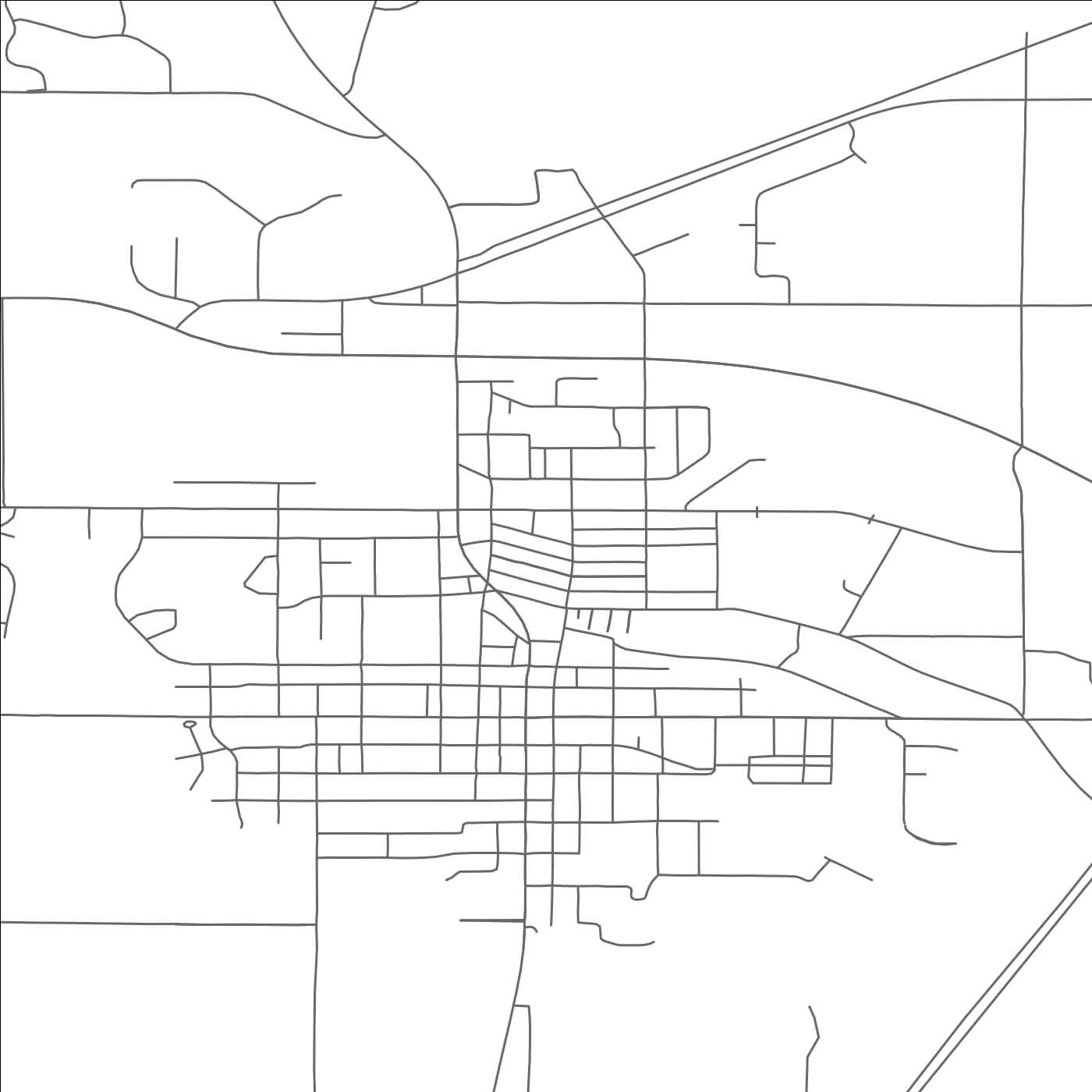 ROAD MAP OF DODGEVILLE, WISCONSIN BY MAPBAKES