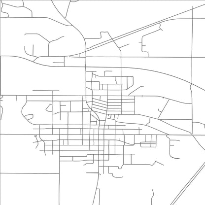 ROAD MAP OF DODGEVILLE, WISCONSIN BY MAPBAKES