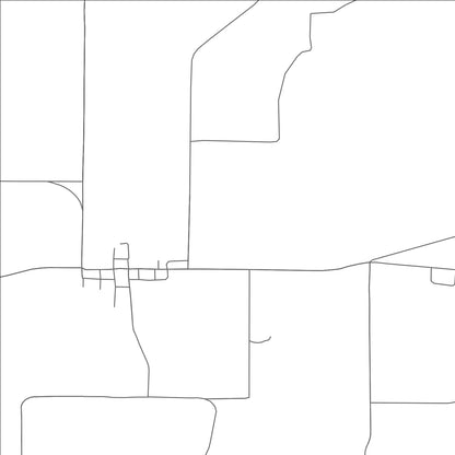 ROAD MAP OF DOWNING, WISCONSIN BY MAPBAKES