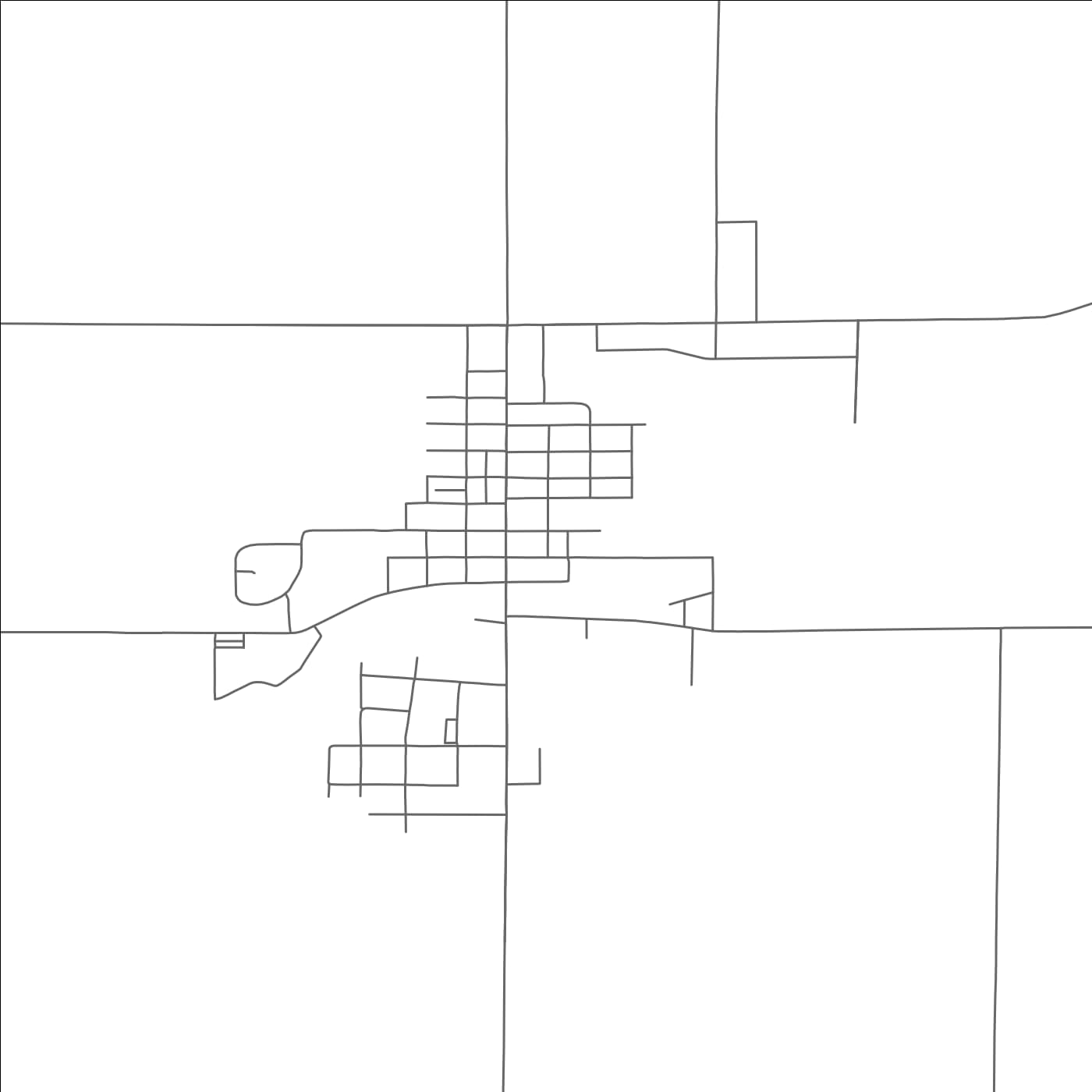 ROAD MAP OF EDGAR, WISCONSIN BY MAPBAKES