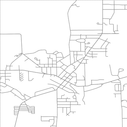 ROAD MAP OF EDGERTON, WISCONSIN BY MAPBAKES