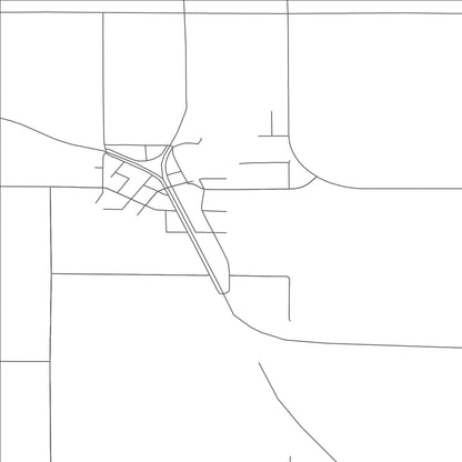 ROAD MAP OF ELAND, WISCONSIN BY MAPBAKES