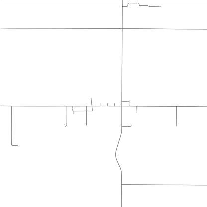 ROAD MAP OF ELDERON, WISCONSIN BY MAPBAKES