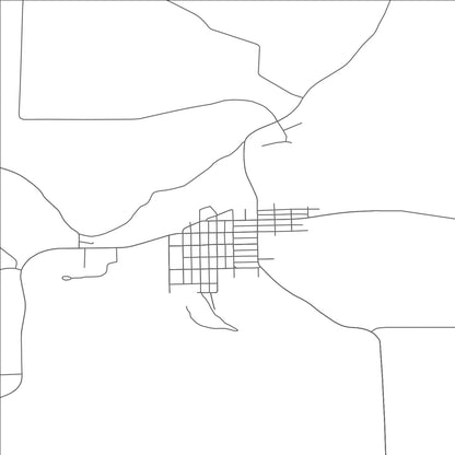 ROAD MAP OF ELMWOOD, WISCONSIN BY MAPBAKES