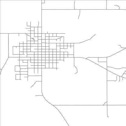 ROAD MAP OF FENNIMORE, WISCONSIN BY MAPBAKES