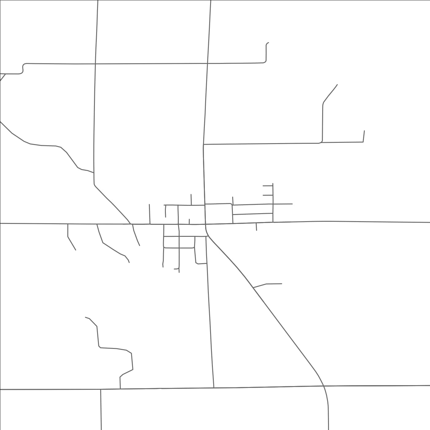 ROAD MAP OF FORESTVILLE, WISCONSIN BY MAPBAKES