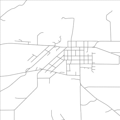 ROAD MAP OF FOX LAKE, WISCONSIN BY MAPBAKES