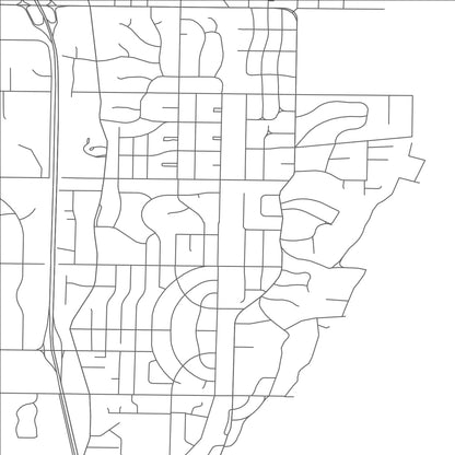 ROAD MAP OF FOX POINT, WISCONSIN BY MAPBAKES