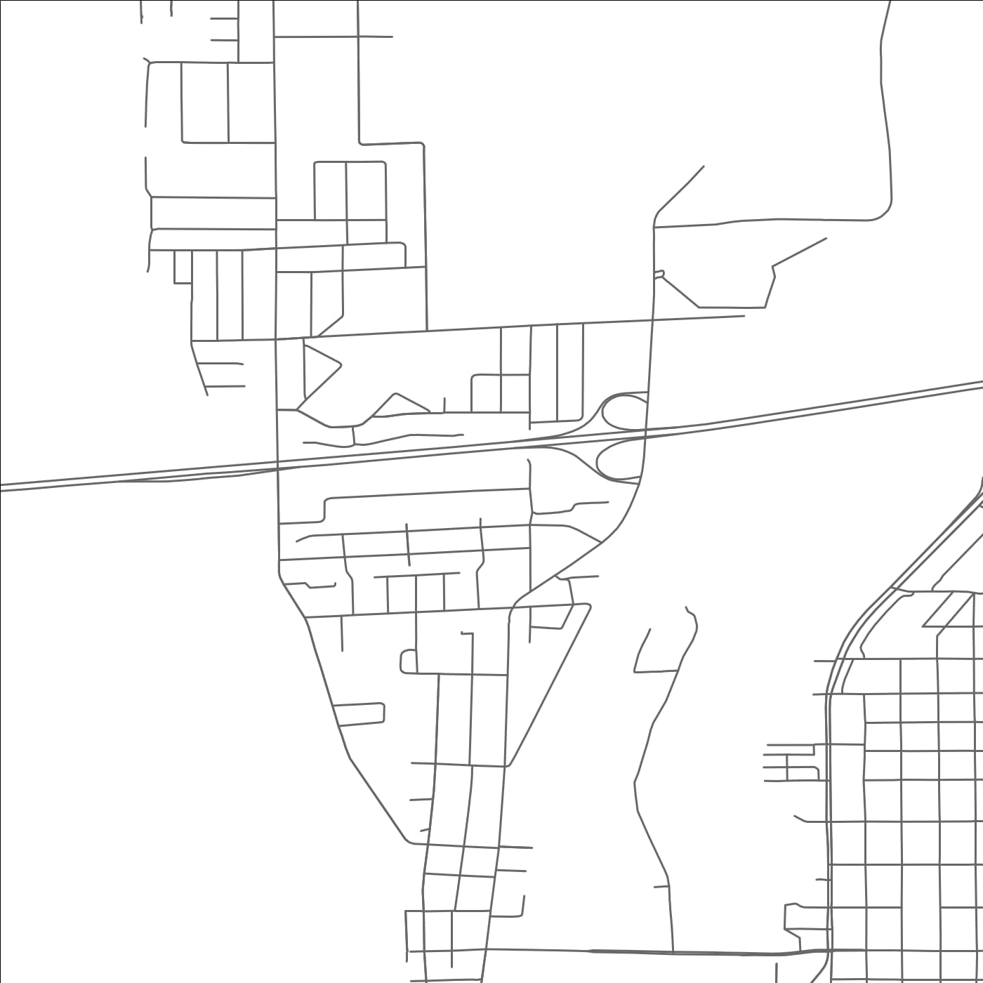 ROAD MAP OF FRENCH ISLAND, WISCONSIN BY MAPBAKES