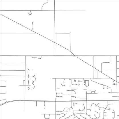 ROAD MAP OF GERMANTOWN, WISCONSIN BY MAPBAKES