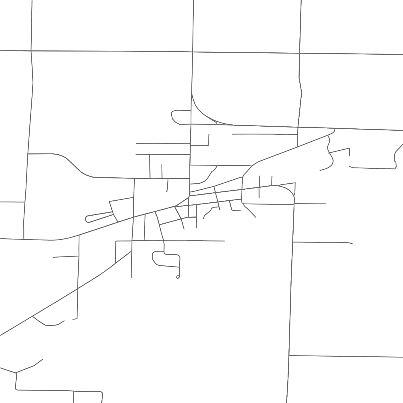 ROAD MAP OF GILLETT, WISCONSIN BY MAPBAKES