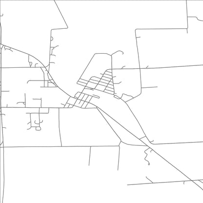 ROAD MAP OF GLIDDEN, WISCONSIN BY MAPBAKES