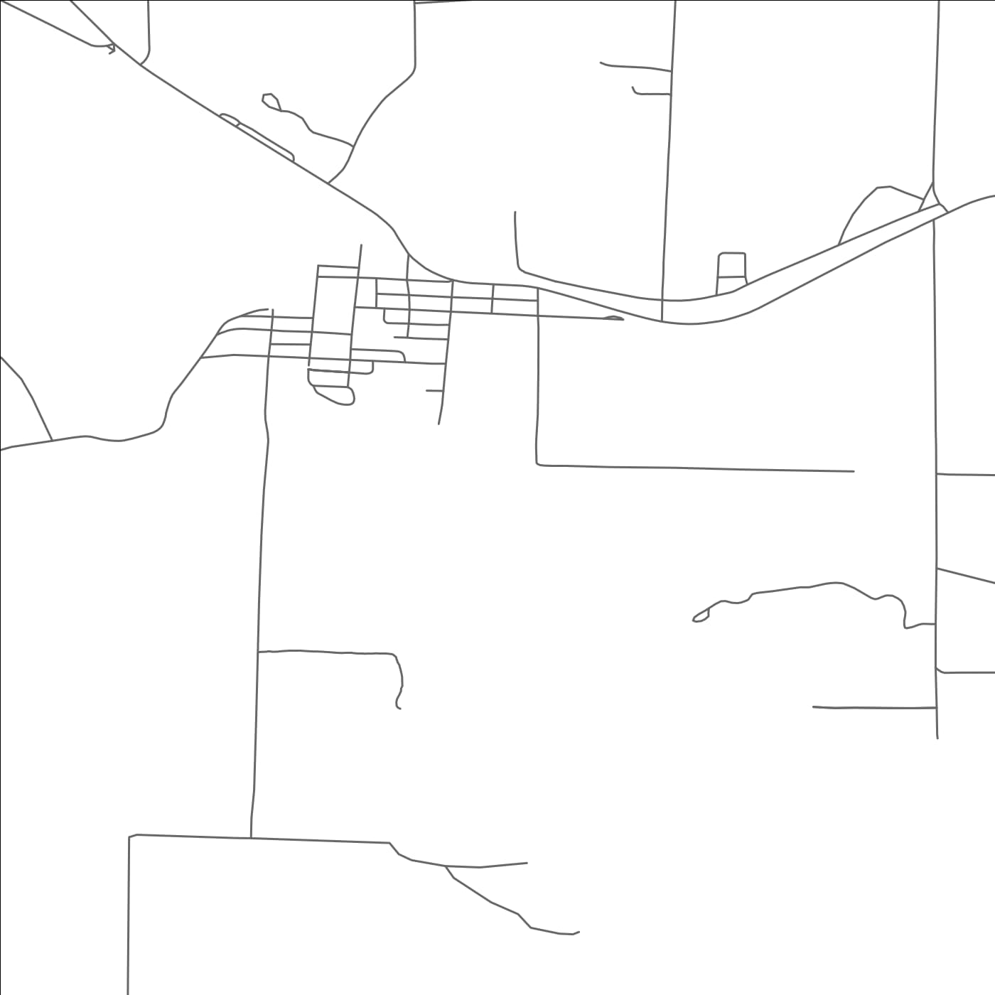 ROAD MAP OF GOODMAN, WISCONSIN BY MAPBAKES