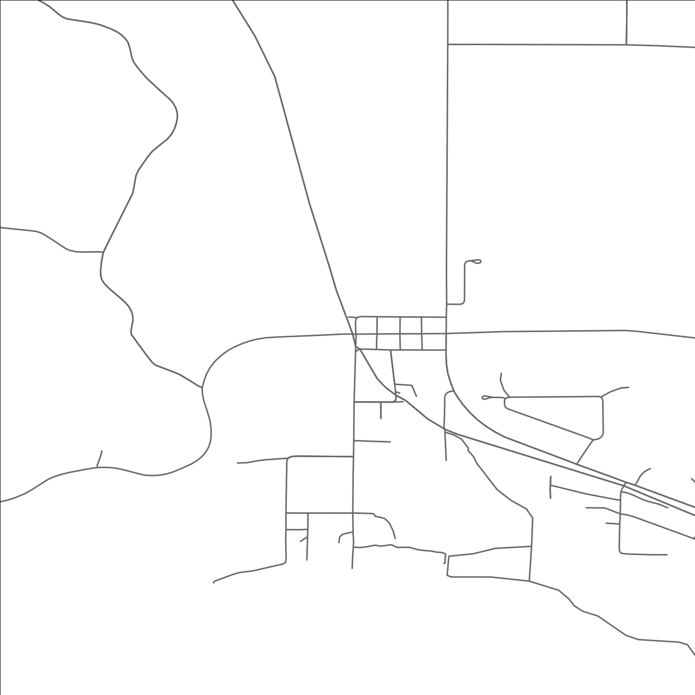 ROAD MAP OF GOTHAM, WISCONSIN BY MAPBAKES