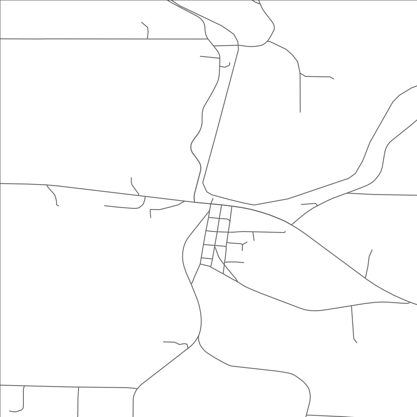 ROAD MAP OF GRATIOT, WISCONSIN BY MAPBAKES