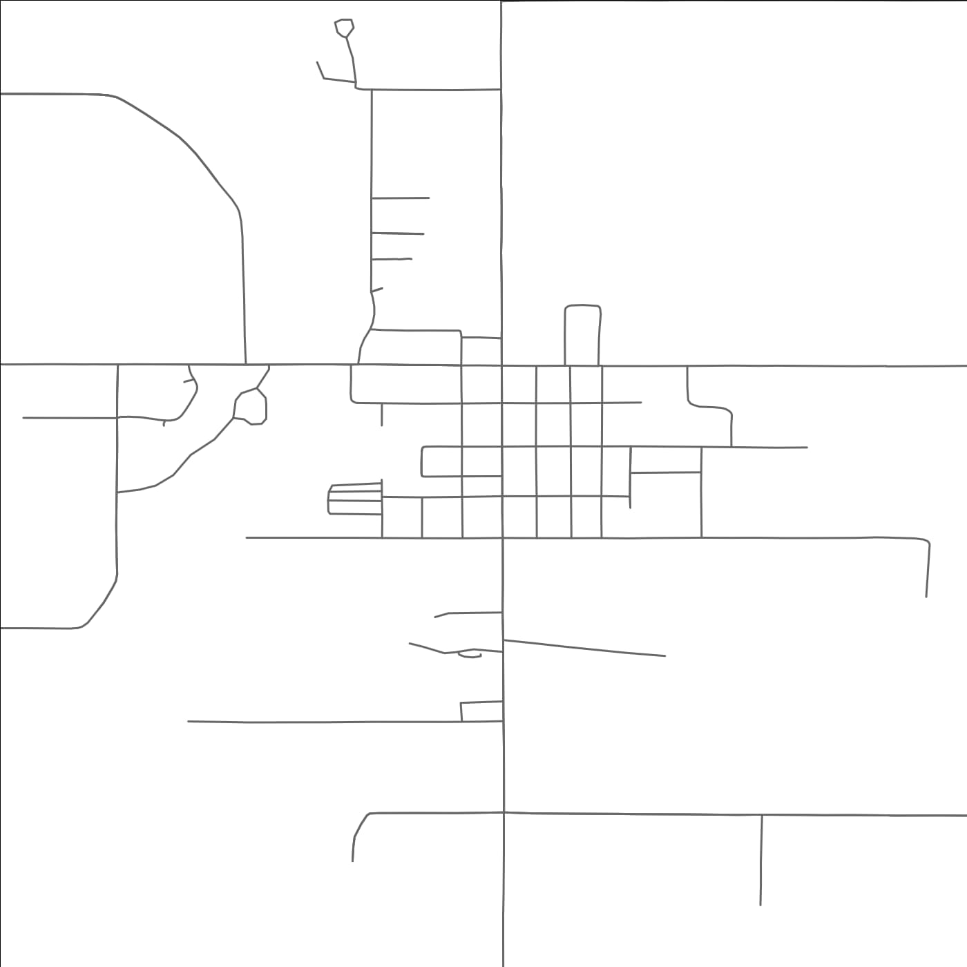 ROAD MAP OF GREENWOOD, WISCONSIN BY MAPBAKES