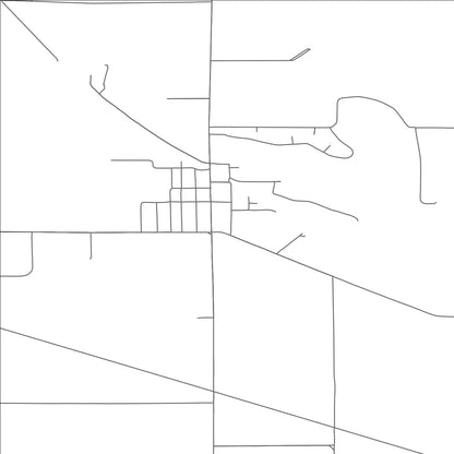 ROAD MAP OF GRESHAM, WISCONSIN BY MAPBAKES