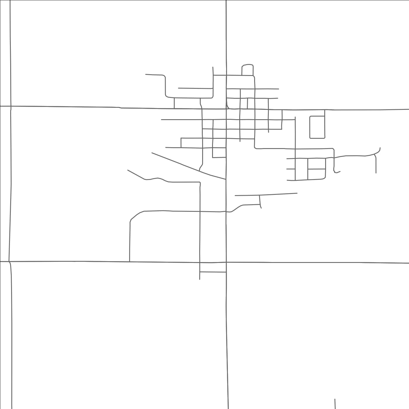 ROAD MAP OF HAMMOND, WISCONSIN BY MAPBAKES