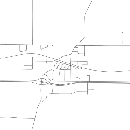 ROAD MAP OF HATLEY, WISCONSIN BY MAPBAKES