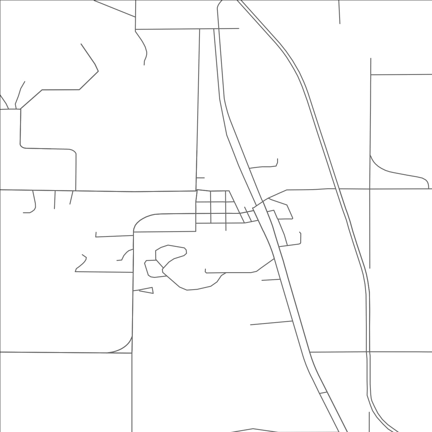 ROAD MAP OF HAUGEN, WISCONSIN BY MAPBAKES