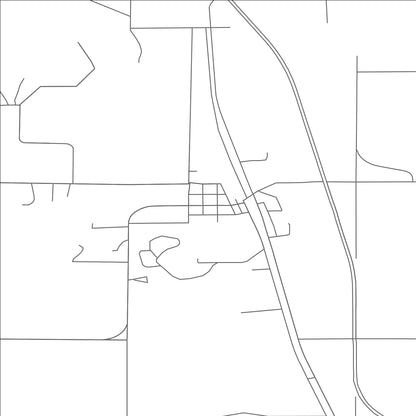 ROAD MAP OF HAUGEN, WISCONSIN BY MAPBAKES