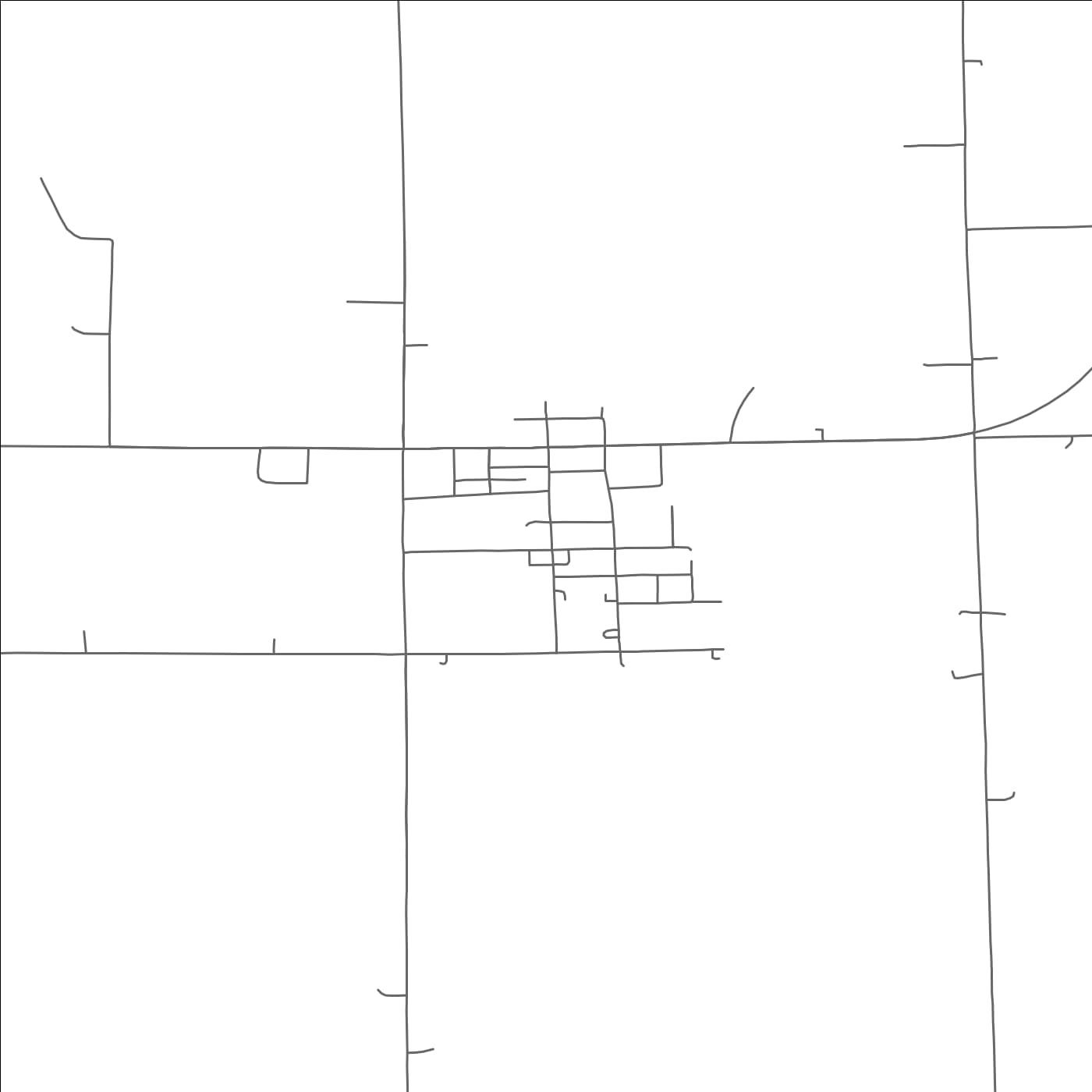 ROAD MAP OF HAWKINS, WISCONSIN BY MAPBAKES