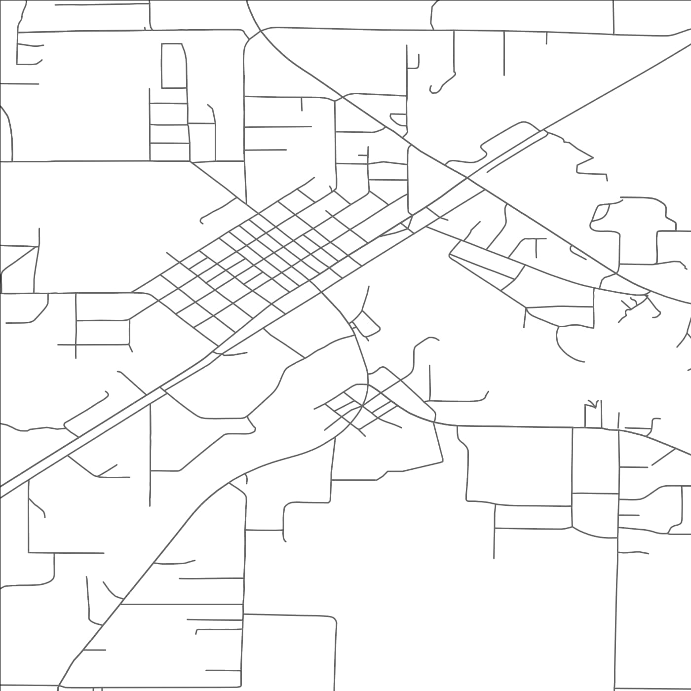 ROAD MAP OF HAYWARD, WISCONSIN BY MAPBAKES