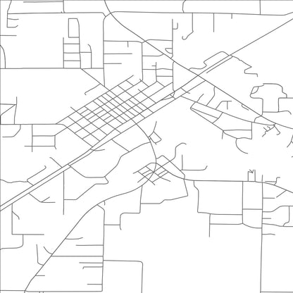 ROAD MAP OF HAYWARD, WISCONSIN BY MAPBAKES