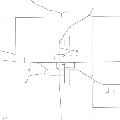 ROAD MAP OF HIGHLAND, WISCONSIN BY MAPBAKES