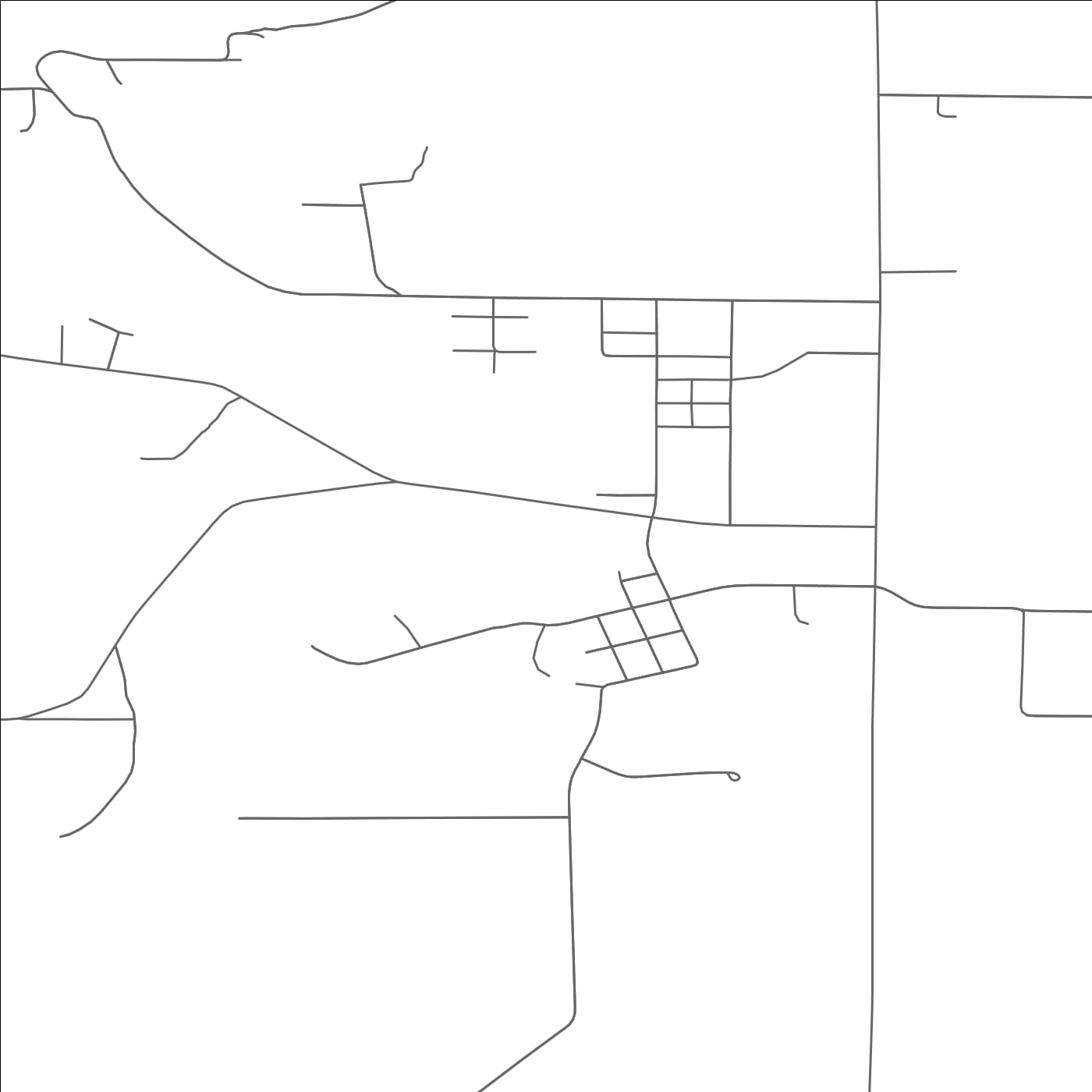 ROAD MAP OF HOLCOMBE, WISCONSIN BY MAPBAKES