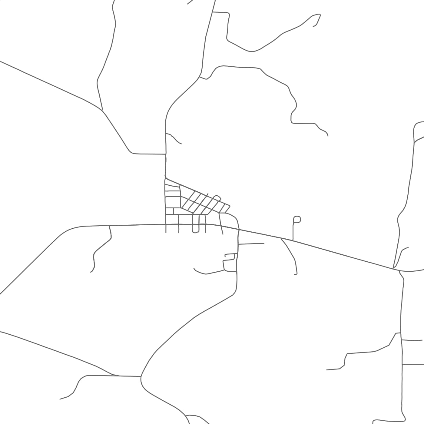 ROAD MAP OF HOLLANDALE, WISCONSIN BY MAPBAKES