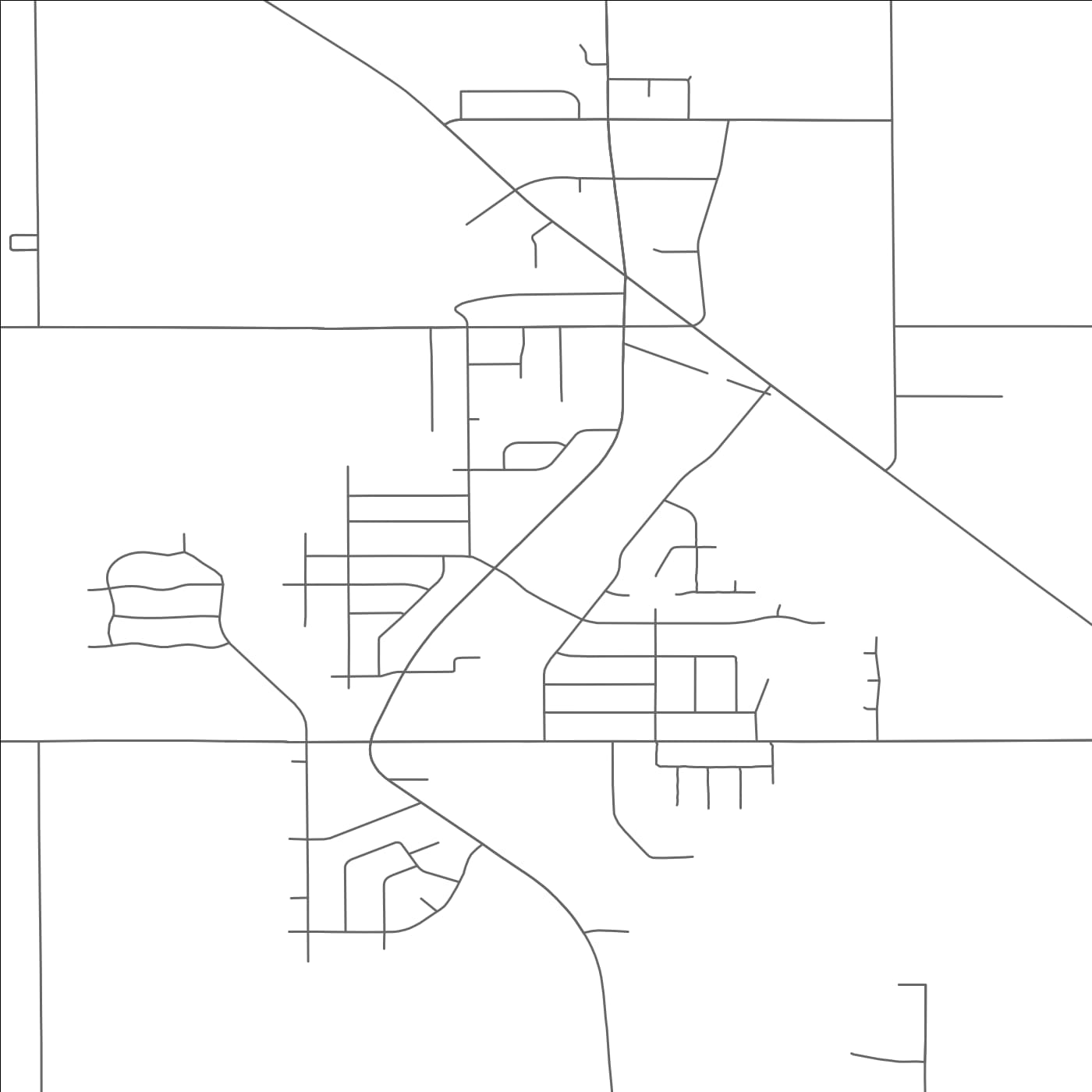 ROAD MAP OF HOWARDS GROVE, WISCONSIN BY MAPBAKES