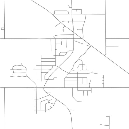 ROAD MAP OF HOWARDS GROVE, WISCONSIN BY MAPBAKES