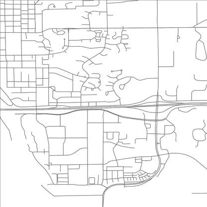 ROAD MAP OF HUDSON, WISCONSIN BY MAPBAKES